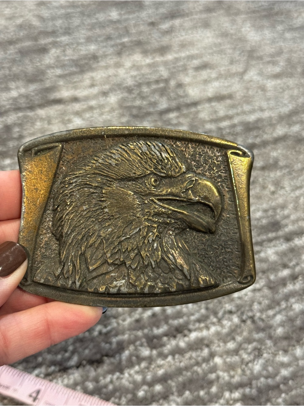 Vintage 1974 C.D.C. Metalworks Made in Colorado Belt Buckle Western USA